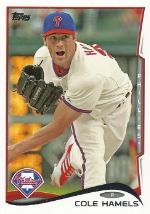 2014 Topps Series 1 Cole Hamels #196