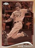 2014 Topps Chrome Mike Trout Sepia
