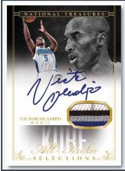 13/14 Panini National Treasures Kobe Bryant All-Rookie Team Victor Oladipo