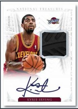 13/14 Panini National Treasures Sneaker Swatches Kyrie Irving Auto