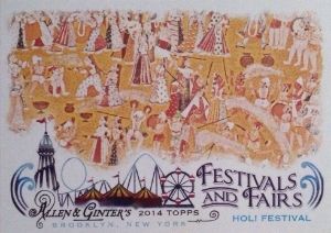 2014 Topps Allen & Ginter Festivals & Fairs Holi