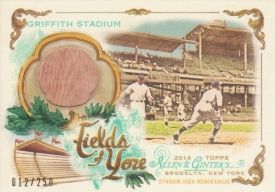 2014 Topps Allen & Ginter Fields of Yore Relic Griffith Stadium