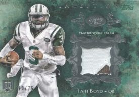 2014 Topps Inception Tajh Boyd Jets Relic Card
