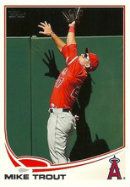 2013 Topps Series 1 Mike Trout Out of Bounds