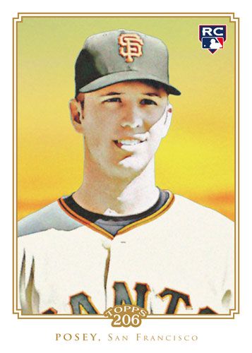 2010 Topps T 206 Buster Posey Rookie (RC)