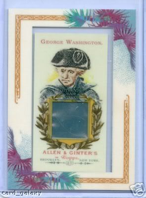 George Washington Allen & Ginter DNA Card