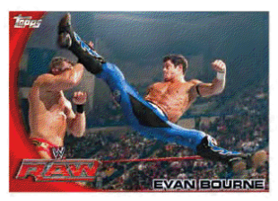 2010 Topps WWE Evan Bourne Base Card