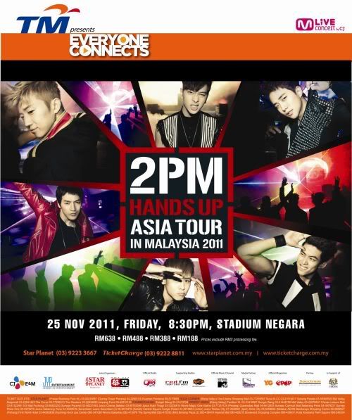 2PM concert in Malaysia on Nov 25 · KPOPPED!