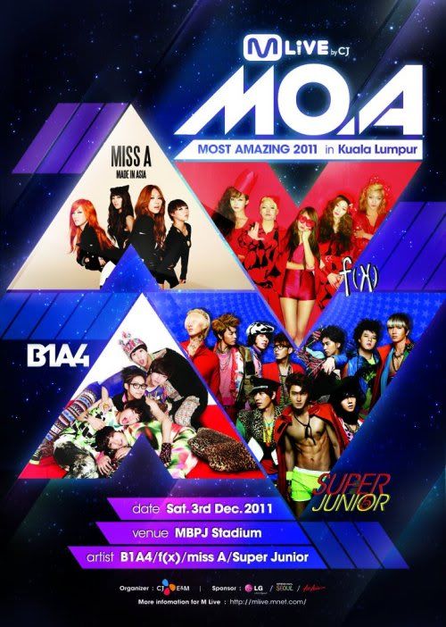 MnetMsia500 Mnet Live in Malaysia concert December 03, 2011