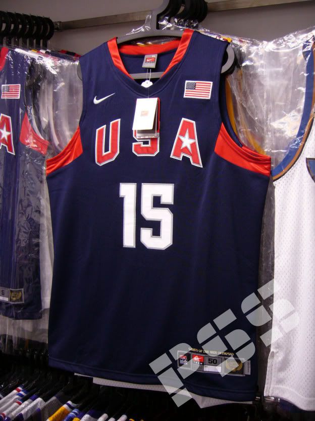 *球员版奥运梦八美国安东尼客场绝版球衣 2008 usa carmelo anthony