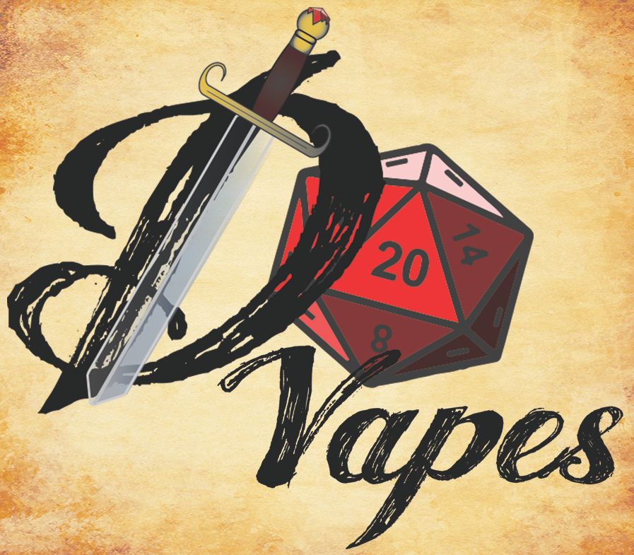 D20 Vapes gaming and vapor shop logo design