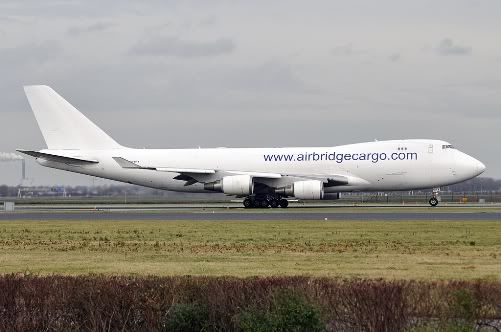 Die neueste 747-400ERF hat AirBridge Cargo von Air France Cargo übernommen - Foto: Jules Meulemans / many thanks (für eine größere Darstellung klicken Sie bitte auf das Bild)