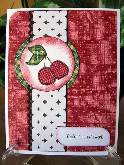 cherry sweet card