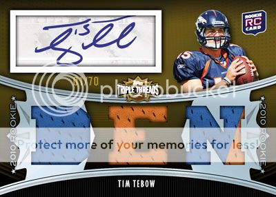2010 Topps Triple Threads Football   Auto/Relic Rookie Checklist