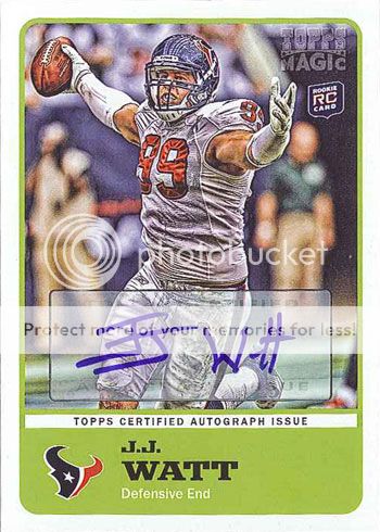 2011 Topps Magic Football Box w 1 Rookie Auto RC Insid Possible Colin