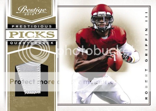 2012 Panini Prestige Robert Griffin III Prestigious Picks