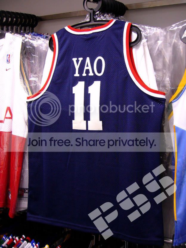 球迷版火箭姚明复古球衣 nba rockets yao ming hwc 2xl