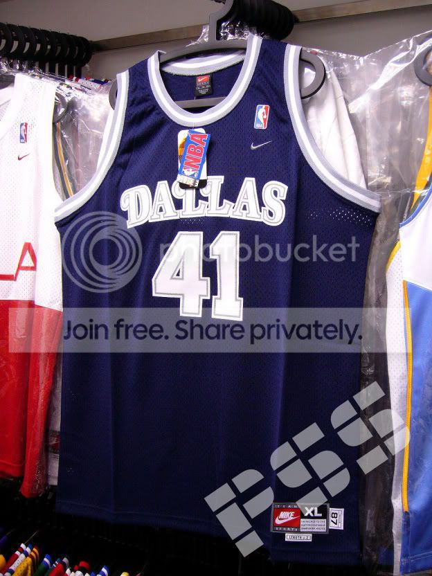 球迷版小牛鲁域斯基复古球衣 nba dallas nowitzki xl