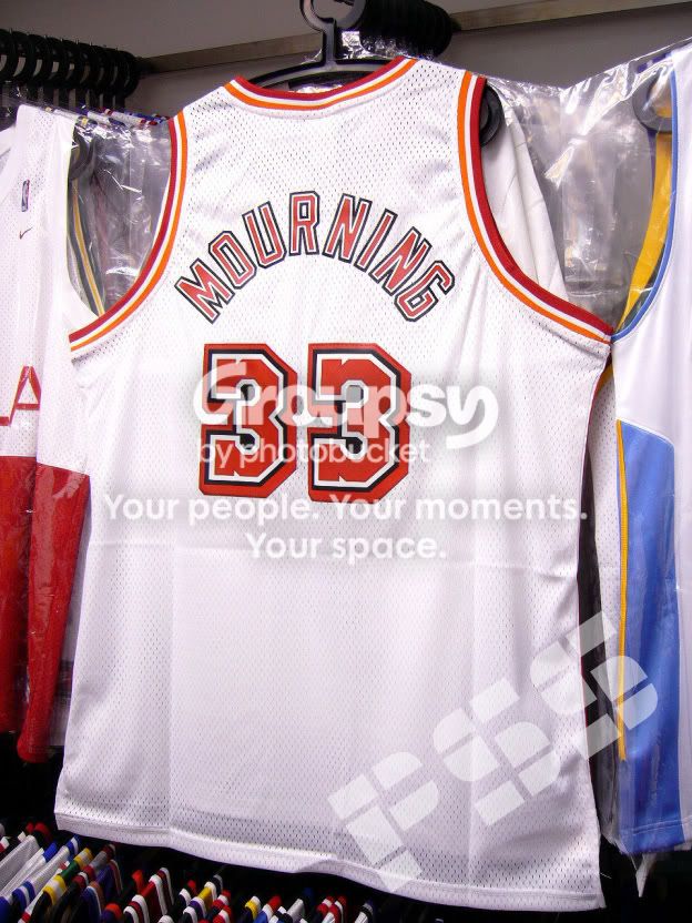 球迷版热火莫宁复古白色球衣 nba heat mourning hwc 2xl