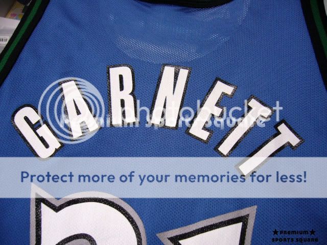 烫印版木狼加纳特客场绝版球衣 timberwolves garnett 48 4a