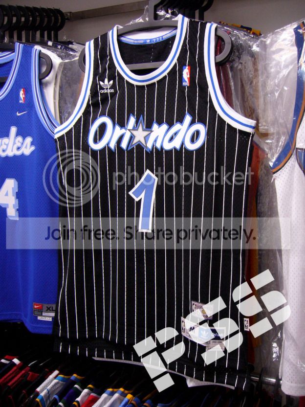 *球迷版魔术夏达威复古黑色球衣 nba magic hardaway jersey m