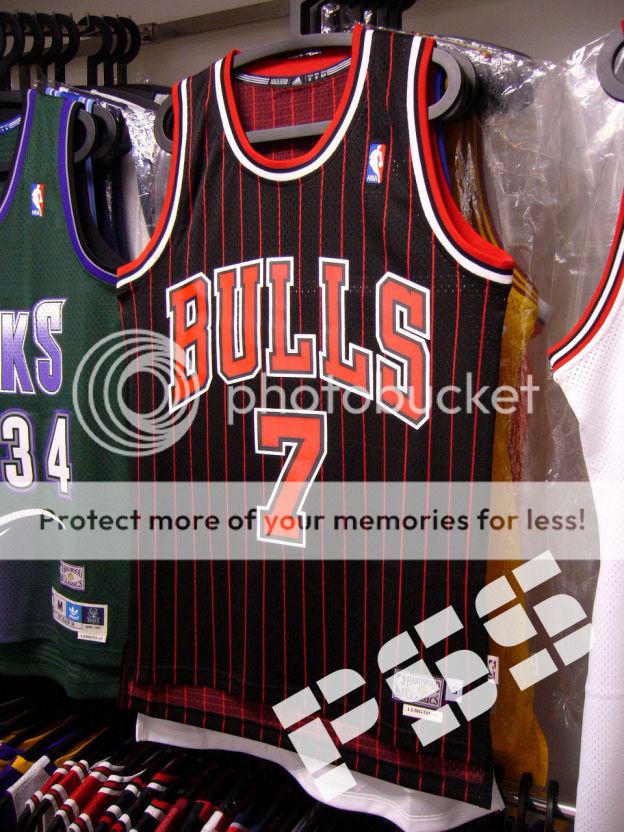 00*球迷版公牛古高复古黑色球衣 nba bulls toni kukoc jersey m